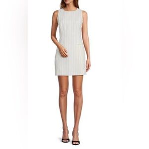 NWT Antonio Melani 
Kayleigh Linen Blend Stripe 2
Sleeveless mini Dress zipper